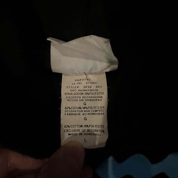 VTG Champion Retro Reverse Weave Hoodie Blue/Pink Logo Size L Y2KStreetwear - Picture 6 of 6